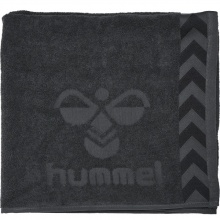 hummel Large Towel Logo Large Asphalt Grey 160x70cm